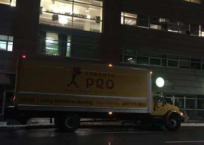 Moving Company Toronto On the Road at Night