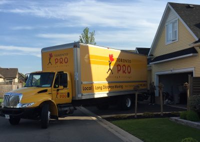 Moving Company Toronto Parking Truck